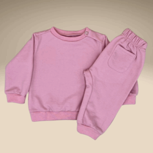 Conjunto pantalón y sudadera de bebé - 0 meses, Rosa