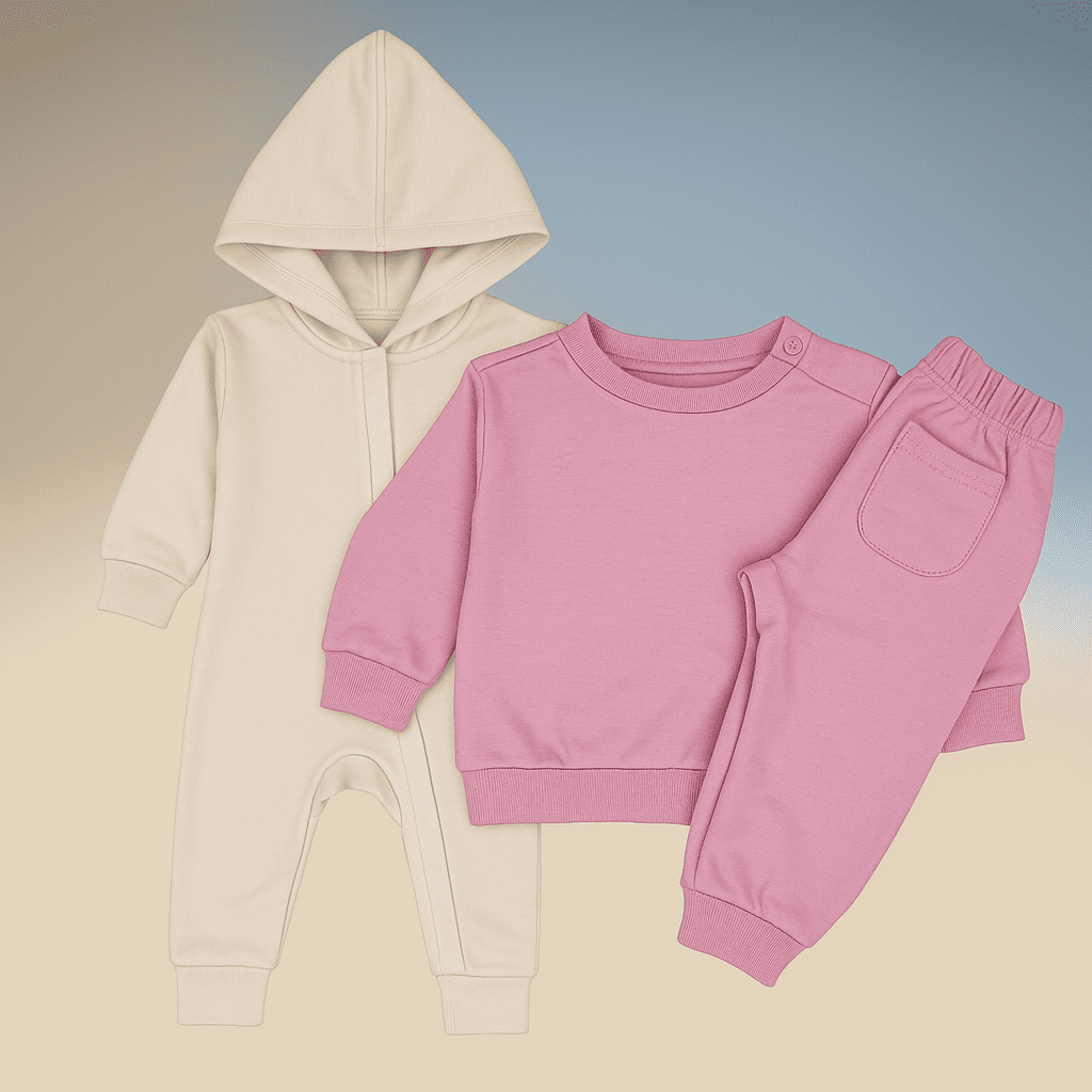 Conjunto de pantalón y sudadera + mameluco