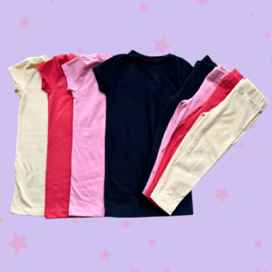 Conjunto vestido y leggings