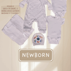 Kit de 5 piezas recién nacido ( Semi nuevos+ 3 regalos)