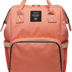 Mochila para pañales LeQueen – Rosa (Semi - Nueva)